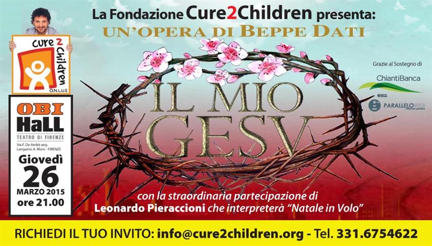 Straordinaria pièce teatrale IL MIO GESU' di Beppe Dati Straordinaria pièce teatrale IL MIO GESU' di Beppe Dati